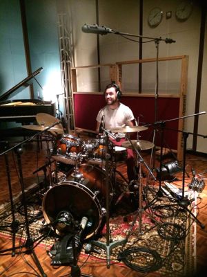 Glendon Harris on drums