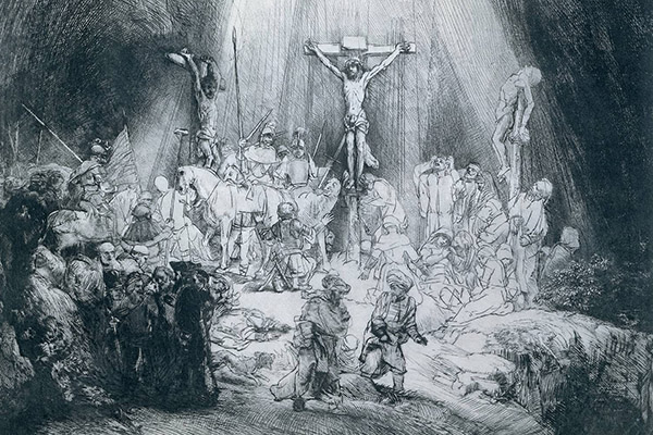 Rembrandt The Three Crosses 1653