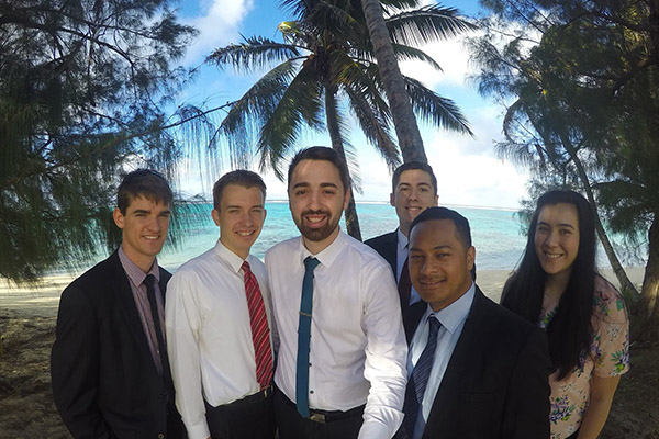 Avondale Seminary students in the Cook Islands
