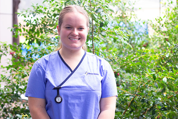 Nursing student Sarah Lockhart
