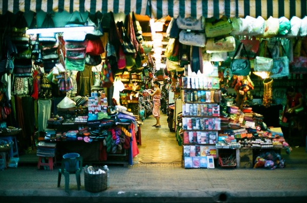 Night market in Siem Reap, Cambodia